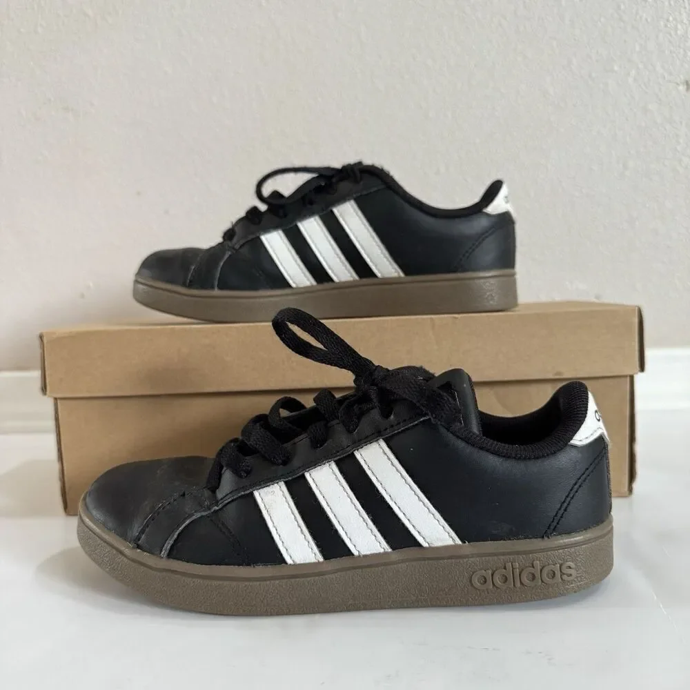 ADIDAS Superstar PGD 789006 Black Sneakers Shoes Youth Size 2 UK 1 1/2